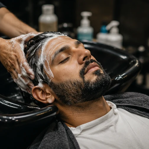 Men's hair spa treatment in Vile Parle East