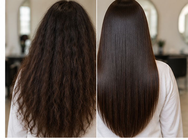Professional hair smoothening treatment by expert hairstylists in Mumbai