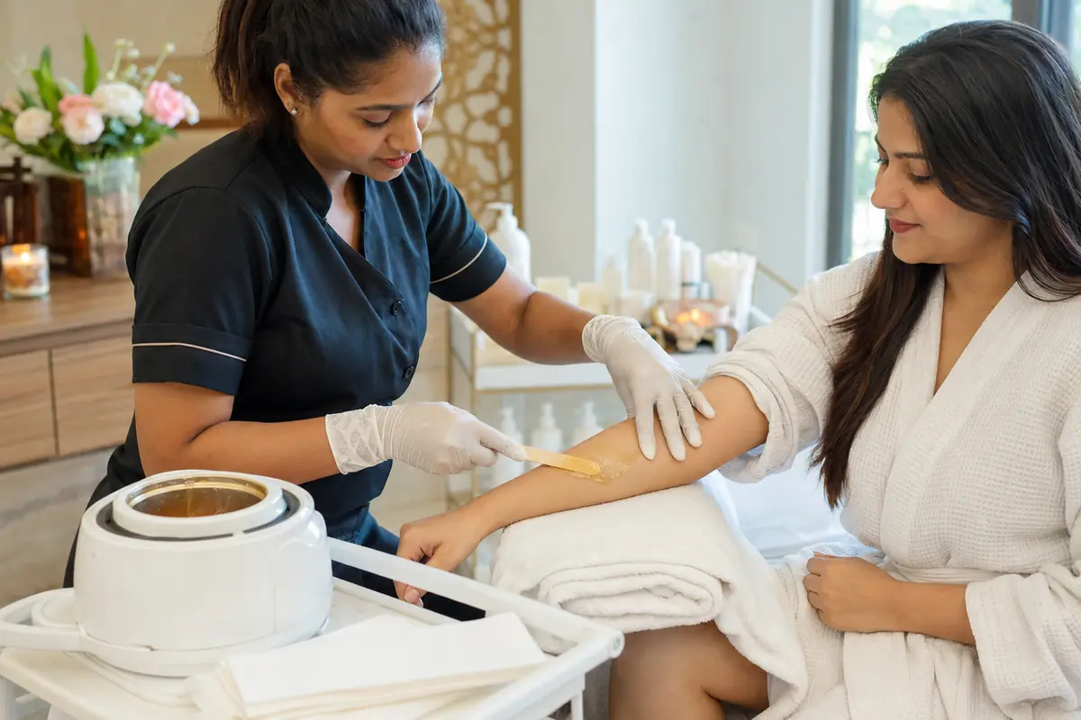 Professional waxing services at Spruce Up Salon in Vile Parle East