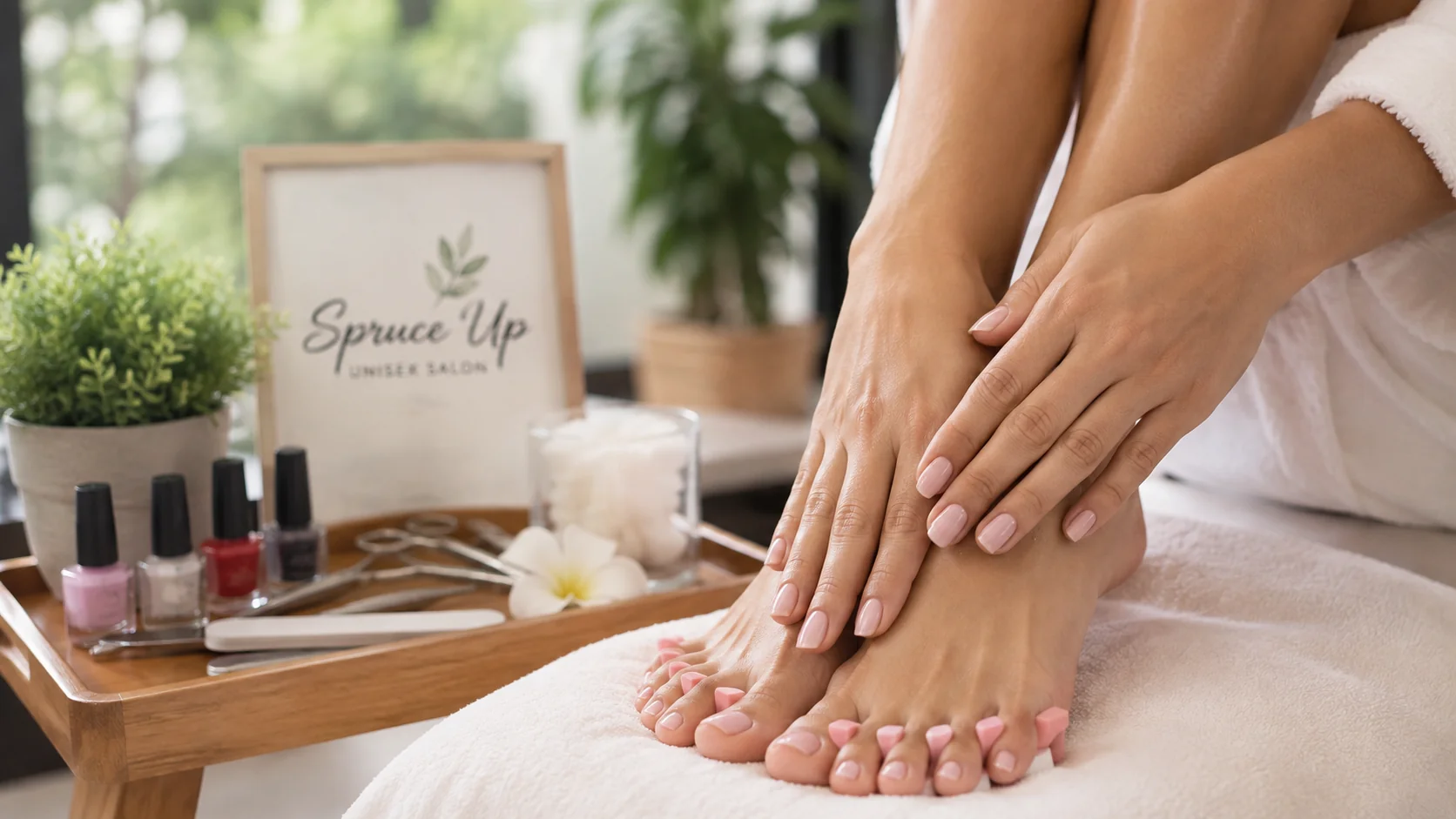 Manicure & pedicure service in Vile Parle East at Spruce Up Unisex Salon